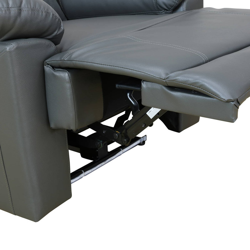 Wrought Studio™ Iszak 3 Piece Faux Leather Power Reclining Living